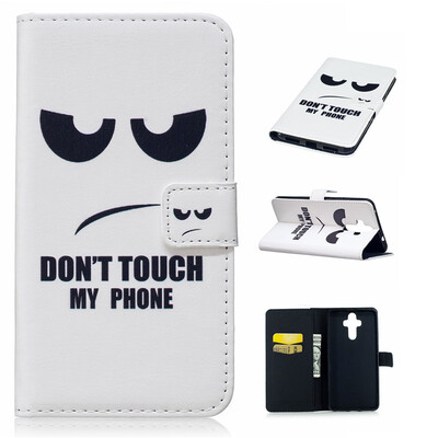 

Eye Design PU Leather Flip Cover Wallet Card Holder Case for HUAWEI Mate 9