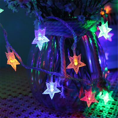 

Jingdong Supermarket Jingtang Festival Lantern Decoration Light String Flashing Color Color Five-pointed Star 2 40