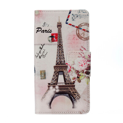 

White Tower Design PU Leather Flip Cover Wallet Card Holder Case for Wiko FREDDY