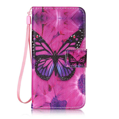 

Black Butterfly Design PU Leather Flip Cover Wallet Card Holder Case for Samsung Galaxy S4/I9500