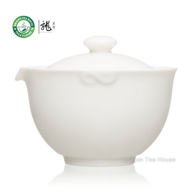 

Высокое качество Fine Pure White Jade Фарфор Китай Gongfu чай Кубок Gaiwan 155ml