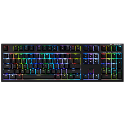

Рен Фэн (REALFORCE) AEAX01 108U Black RGB версия клавиатура с подсветкой переменной емкости контакт джедаи выжить курица клавиатуры