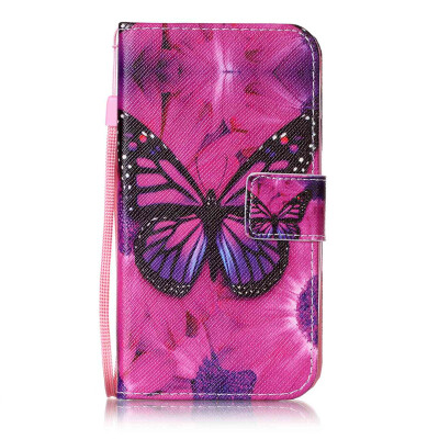 

Black Butterfly Design PU Leather Flip Cover Wallet Card Holder Case for Samsung Galaxy Grand Neo Plus/I9060