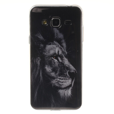 

Black lion Pattern Soft Thin TPU Rubber Silicone Gel Case Cover for SAMSUNG GALAXY A3 2016A310