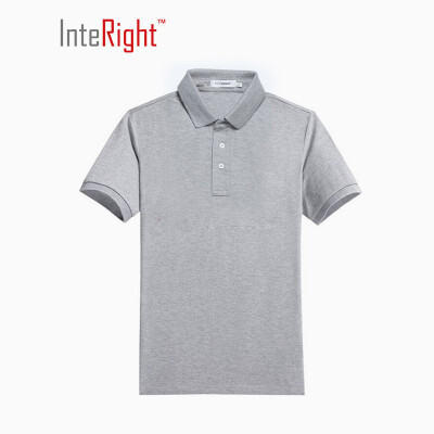 

INTERIGHT [Jingdong made] 50S cotton lacoste man's business casual POLO shirt, sapphire blue