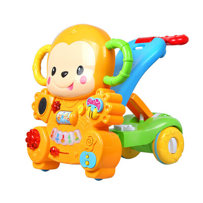 

Oubie (AUBY) monkey walker learn step on the line two-in-one adjustable speed fun game 463329DS