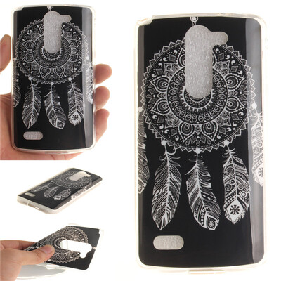 

Черный ветер куранты картины мягкий тонкий ТПУ резиновый силиконовый гель Дело Чехол для LG D337