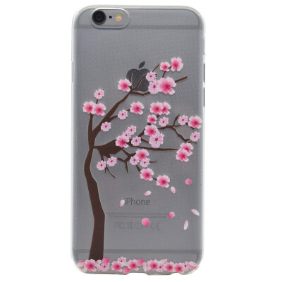 

Cherry tree Pattern Soft Thin TPU Rubber Silicone Gel Case Cover for IPHONE 6 PLUS/6S PLUS