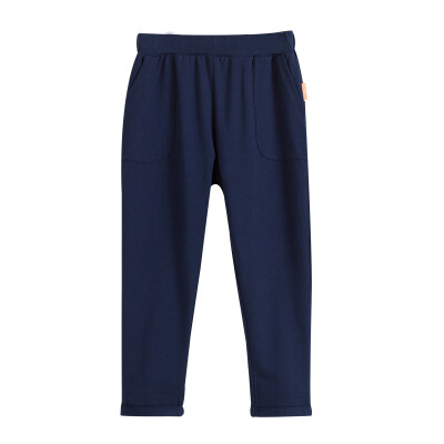 

TINSINO) girls pants spring and autumn section of the big children loose trousers pant pants casual children's clothing children's trousers curling children's trousers THY9068005 dark blue 130