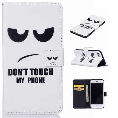 

Eye Design PU Leather Flip Cover Wallet Card Holder Case for IPHONE 7