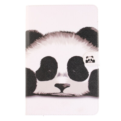 

Panda Style Embossing Classic Flip Cover with Stand Function and Credit Card Slot for SAMUSNG GALAXY Tab A 10.1 P580N