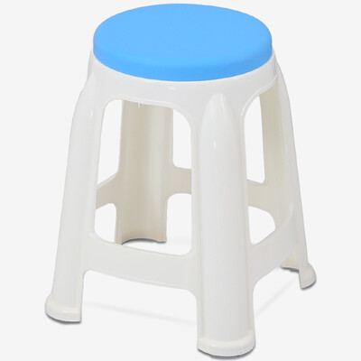 

Huacai Star Stool Повседневный стул Маленький табурет Stool Stool Толстый пластиковый стул Blue