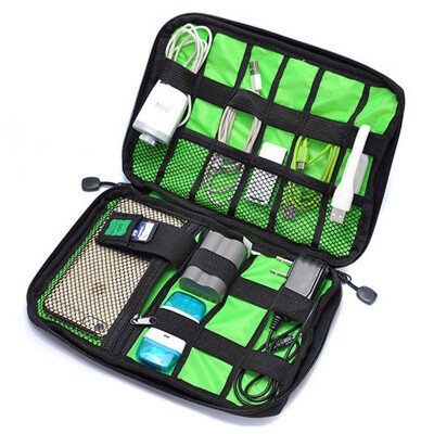 

Multi function digital travel bag waterproof mobile hard disk bag earphone U disk SD card reader power pack data cable mobi