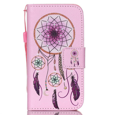 

Pink Bell Design PU Leather Flip Cover Wallet Card Holder Case for SAMSUNG S4MINI