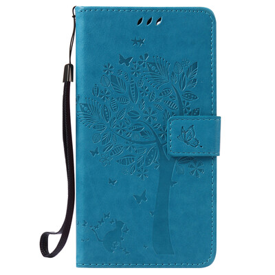 

Blue Tree Design PU Leather Flip Cover Wallet Card Holder Case for WIKO PULP FAB 4G