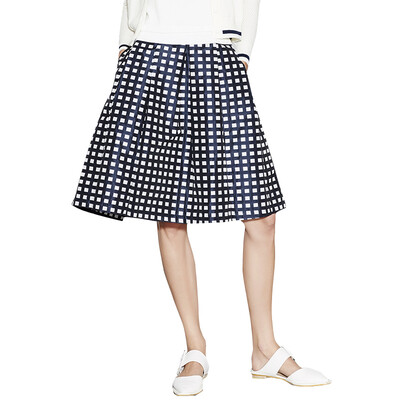 

Wan Dian clothing WANDIAN wild plaid skirt 1161K50189 M
