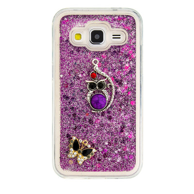 

Dynamic Quicksand Glitter Liquid Soft TPU Case Cover For SAMSUNG G360