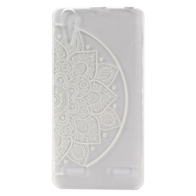 

Flower of semicircle Pattern Soft Thin TPU Rubber Silicone Gel Case Cover for Lenovo K3Lemon K30