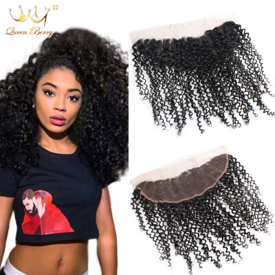 

Mink 7A 13x4 Ear to Ear Brazilian Virgin Hair Deep Curly Lace Frontals Closure Brazilian Virgin Hair Human hair Frontal Closure