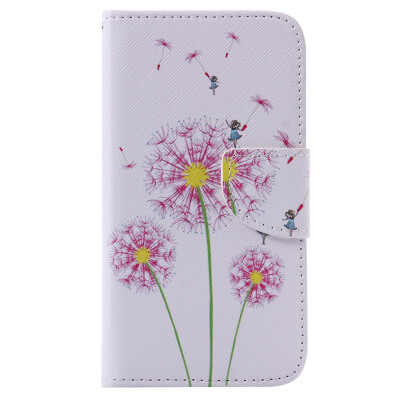 

Pink Dandelion Design Кожа PU откидной крышки Кошелек для карты Держатель для NOKIA 640