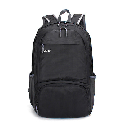 

NNC 070313 men&women common daily shoulder bag light travel backpack skin folding bag compression portable bag black