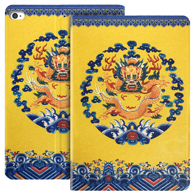 

BIAZE Apple Ipad AIR2 / AIR1 защитный чехол iPad5 / 6 таблетки защитной оболочки падение сопротивления Intelligent Sleep кобуру полный Хемминг Китай Ветер серии PB23- Ji Xianglong