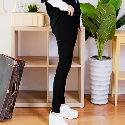 

intercrew 2017 spring new Korean version of the waist elastic leggings trousers pants pencil pants trousers elastic waist ITQ4PL51G black 170 72A 72
