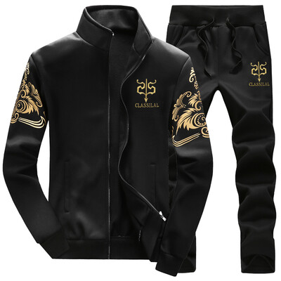 

Antarctic (Nanjiren) Sports Set Comfortable Casual Long Sleeve Pants Casual Set 16030NJY7 Gray 3XL