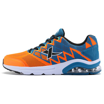 

(XTEP) men's shoes running shoes men's air cushion sports shoes running shoes comfortable shock-absorbing wear-resistant flying running shoes 984419119383 blue black 42 yards