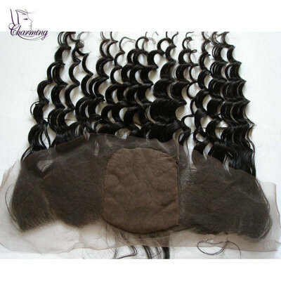 

Charming Virgin Brazilian Loose Wave Silk Base Frontal Virgin Human Hair Free Part Silk Lace Fr Ear To Ear Best Lace Frontal 13 x