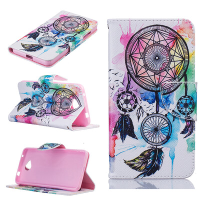 

Dreamcatcher Design PU Leather Flip Cover Wallet Card Holder Case for Microsoft Lumia N650