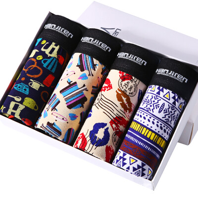 

Antarctic Nanjiren men&39s underwear 4 men&39s men&39s trousers men&39s trend prints shorts men&39s pants legs spring&summer new waist men&39s briefs