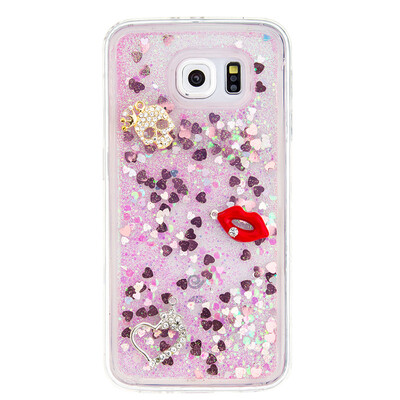 

Динамический Quicksand Блеск наливные Мягкая ТПУ чехол для SAMSUNG S6EDGE