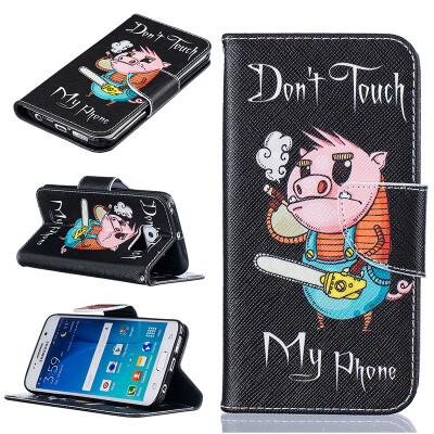 

Pig Design PU Leather Flip Cover Wallet Card Holder Case for SAMSUNG GALAXY S6 Edge