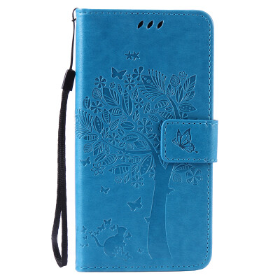 

Blue Tree Design PU Leather Flip Cover Wallet Card Holder Case for HUAWEI HONOR 5C