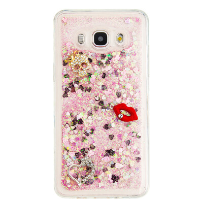 

Dynamic Quicksand Glitter Liquid Soft TPU Case Cover For SAMSUNG J510