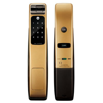 

YALE fingerprint lock home security door YMG40 gold standard models