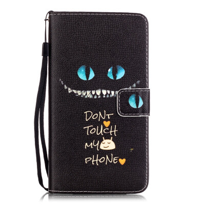 

Blue Eyes Design PU Leather Flip Cover Wallet Card Holder Case for LS775