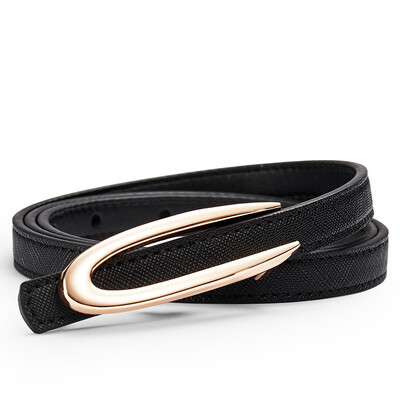 

NAWO Women&39s Belt Fashion Casual Korean Women&39s Trousers Buckle N452031 Black