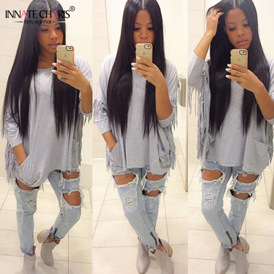 

Innate Charis Hair 3 Bundles Peruvian Virgin Human Hair Straight Cheap Unprocessed Hair Extension Can Be Dyed And Bleached