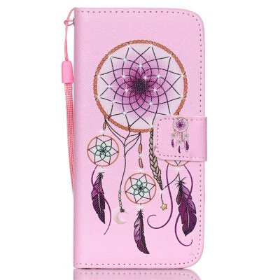 

Pink Bell Design PU Leather Flip Cover Wallet Card Holder Case for IPHONE 6PLUS