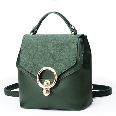 

Lady Marie Ruti Backpack Fashion Fashion Shoulder Bag Women Bag College Wind School Student Soup S070 Dark Red