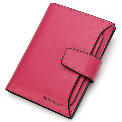 

Monster (MONTAGUT) wallet female short paragraph small fresh multi-card position folding folder women wallet card package R8329515613 rose