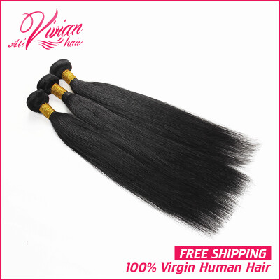 

7A Indian Virgin Hair Straight Human Hair Extensions Raw Indian Hair Weave Bundles 3pcs Unprocessed Indian Straight Virgin Hair