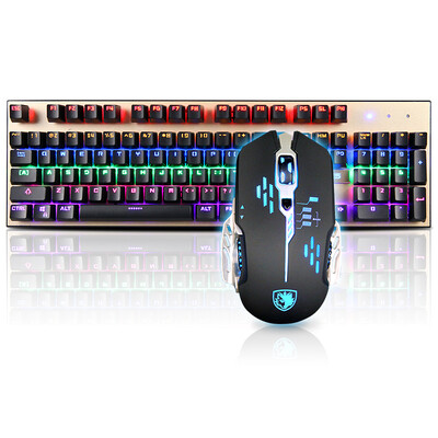

Sades Flying Shadow Swing Set Game Machine Keyboard Keyboard Set Computer Peripheral Metal Macro Luminous Jubilee Survival Escape Kill Chicken Black Blended Green Axis