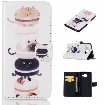 

Kitty Design PU Leather Flip Cover Wallet Card Holder Case for SAMSUNG Galaxy A3 2016A310