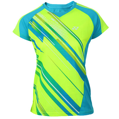 

YONEX Yonex модели бадминтона спортивной одежды пару быстросохнущие короткими рукавами футболки Женский 210327BCR ярко-желтый L