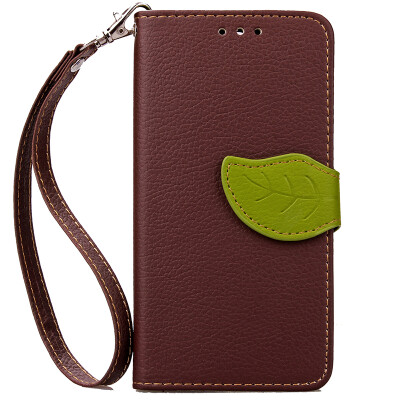 

Brown Design PU Leather Flip Cover Wallet Card Holder Case for Apple iPhone 7 Plus