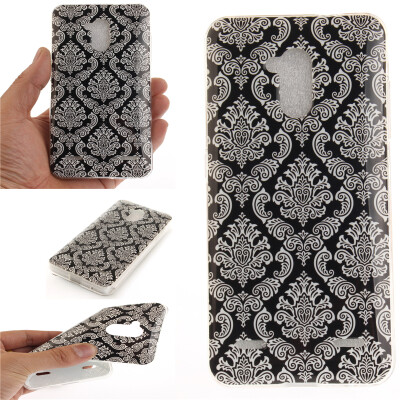 

Totem flowers Pattern Soft Thin TPU Rubber Silicone Gel Case Cover for ZTE Blade V7 Lite