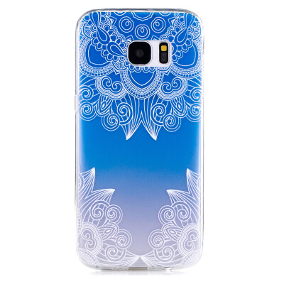 

Purple Butterfly Pattern Soft Thin TPU Rubber Silicone Gel Case Cover for SAMSUNG GALAXY S7 Edge